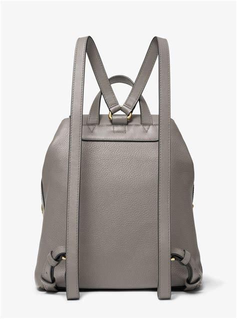 michael michael kors raven medium pebbled leather backpack|Michael Kors Raven Medium Pebbled Leather Backpack .